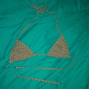 Authentic Gucci bathing suit top